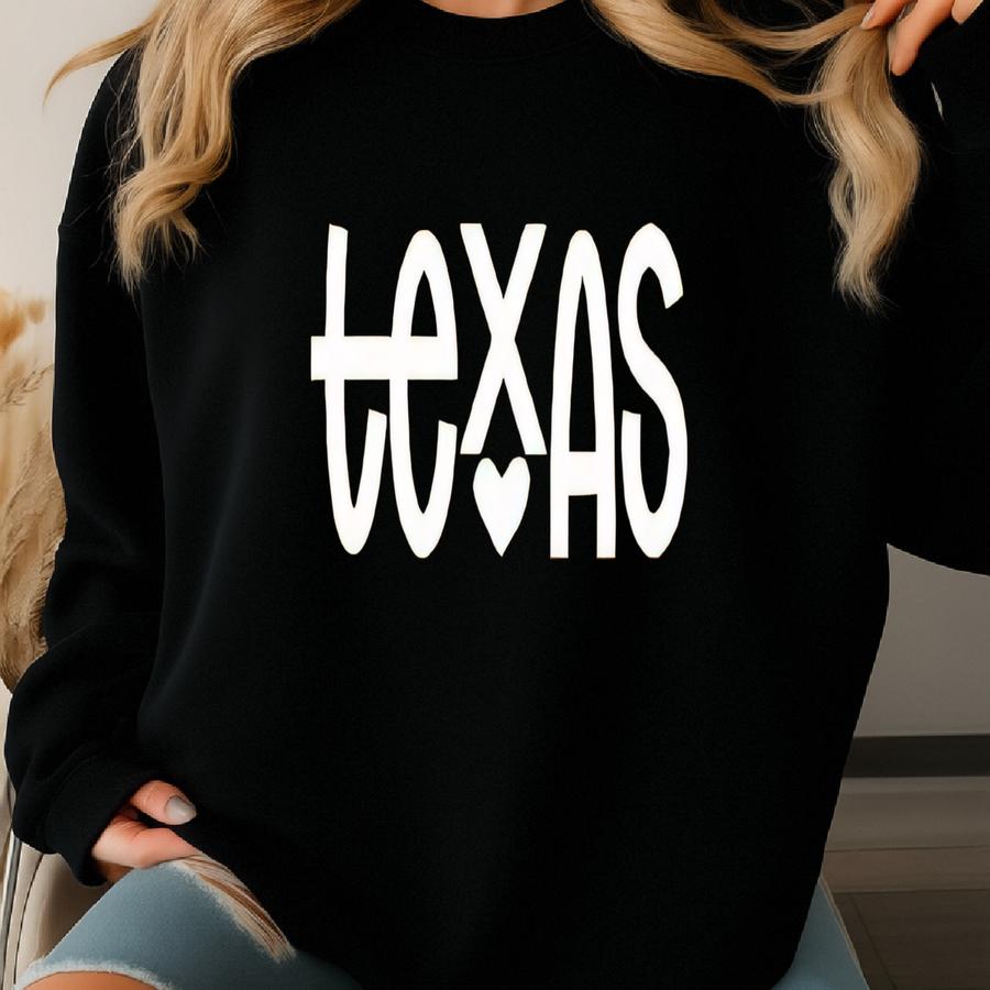 Texas Shirt, Game Day Shirt, Texas Football, Vintage Texas Shirt, Texas State Pride, Cute Texas Gift Sweatshirt