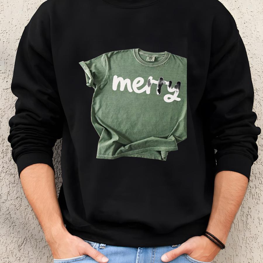 Christmas Shirt, Merry Shirt, Christmas Shirt For Women, Merry Christmas Shirt, Holiday Tee, Merry Tee, Plus Size Christmas Sweatshirt