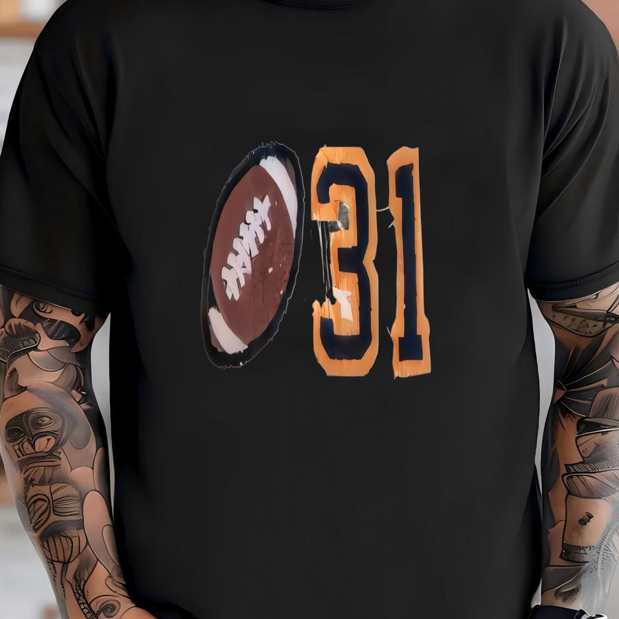 Football Beanie Winter Hat: Custom Team Jersey Player Number Cap, Optional Pom T-shirt