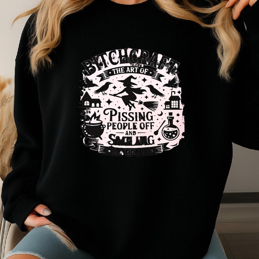 Craft Funny Halloween Sweater, Halloween Witch Sweatshirt, Spooky Halloween Sweater, Craft Sweatshirt, Spooky Season Sweater Sweatshirt
