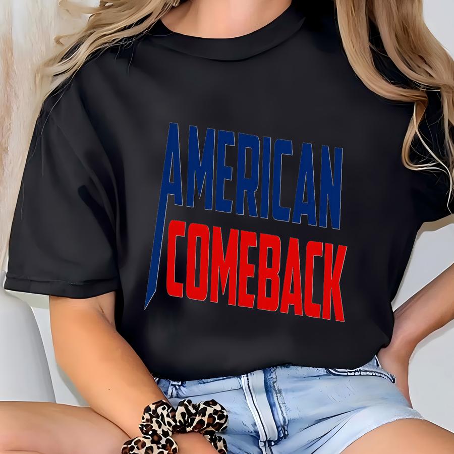® The American Comeback Tour Shirt, Stand With , Rip , Tshirt, Political Tshirt, Republican Tee T-shirt