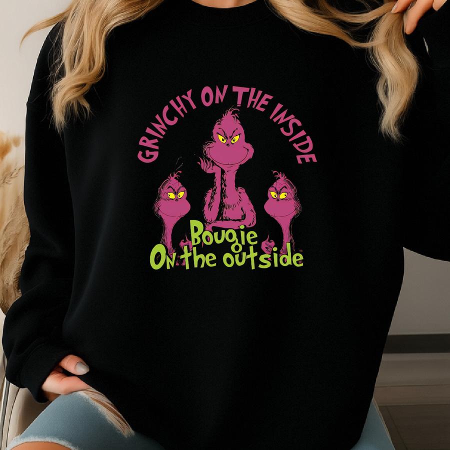 Y And Bougie T-shirt, Merry Mas Shirt, Xmas Gift, Y On The Outside Bougie On The Outside Shirt, Christmas Movie Hoodie Sweatshirt