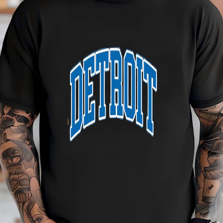® Shirt, Detroit Shirt, Detroit Football, Detroit Fan Gift, Detroit University, College Apparel, Game Day Tee, Gift For Women T-shirt