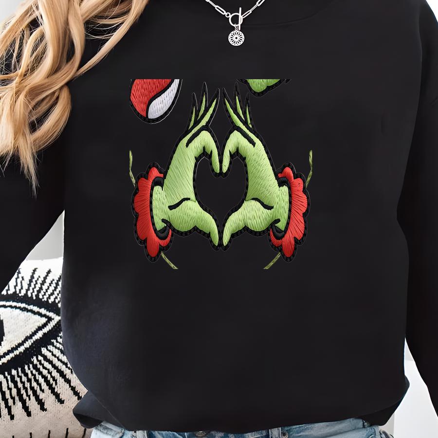 Funny Christmas Shirt, Sweatshirt Or Hoodies With Santa Hat Sweatshirt