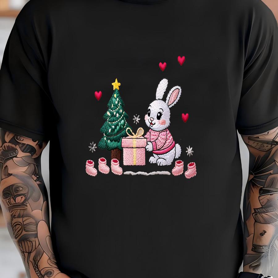 Personalized Custom Christmas Shirt, Sweatshirt Or Hoodies With Name Holiday Design T-shirt