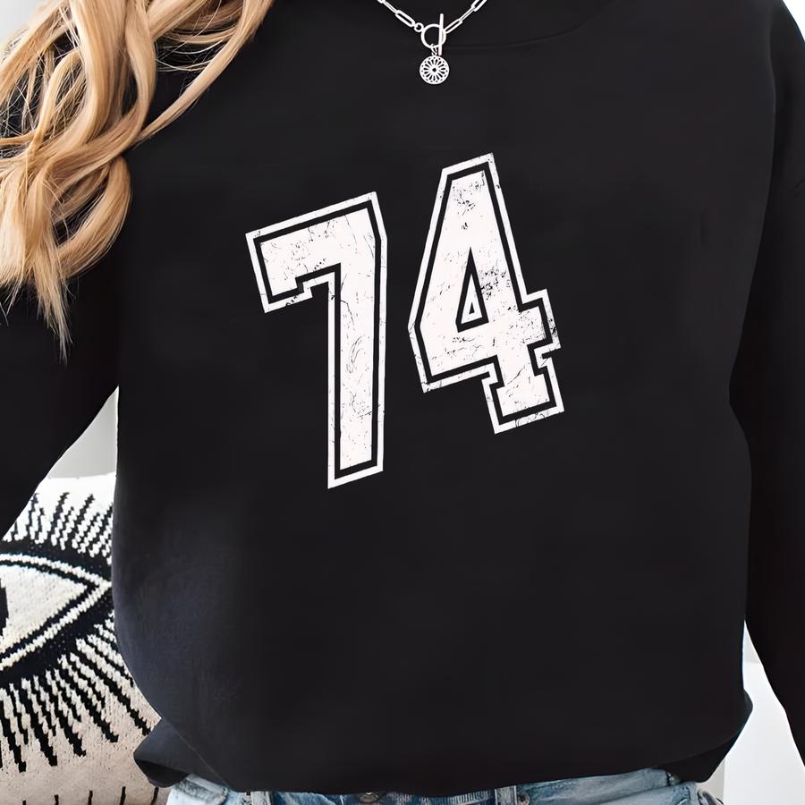 Custom Number Cropped Tee Varsity Football Team Big Letter Shirt, Sports Player Gifts For Football Mom Game Day Spirit Tshirt Sweatshirt