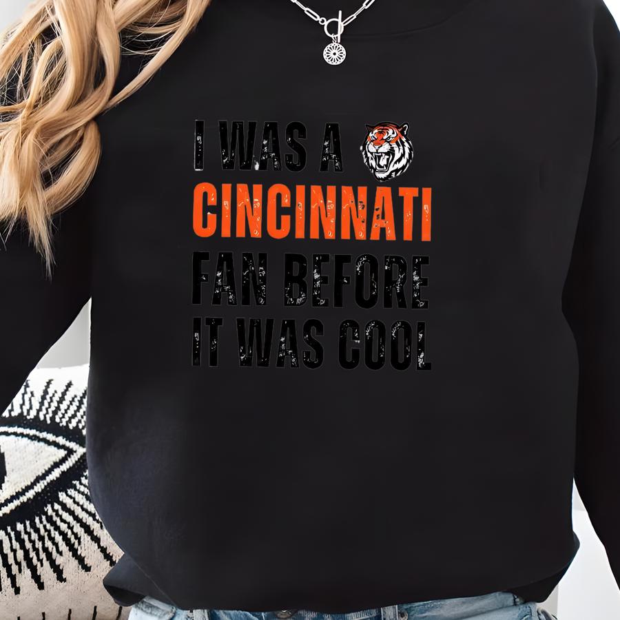 Funny Cincinnati Football Shirt: Retro Game Day Tee Sweatshirt
