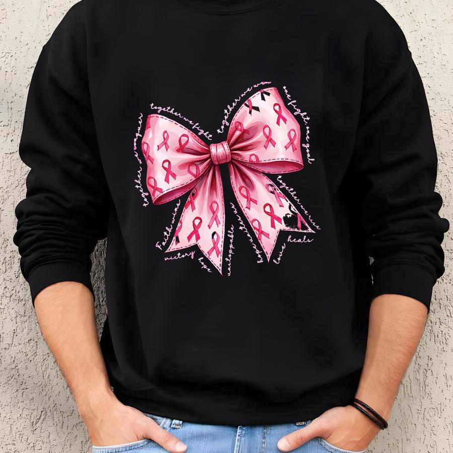 Pink Ribbon Shirt,breast Cancer Shirt,breast Cancer Awareness,in October We Wear Pink Shirt,cancer Survivor,survivor Gift Sweatshirt