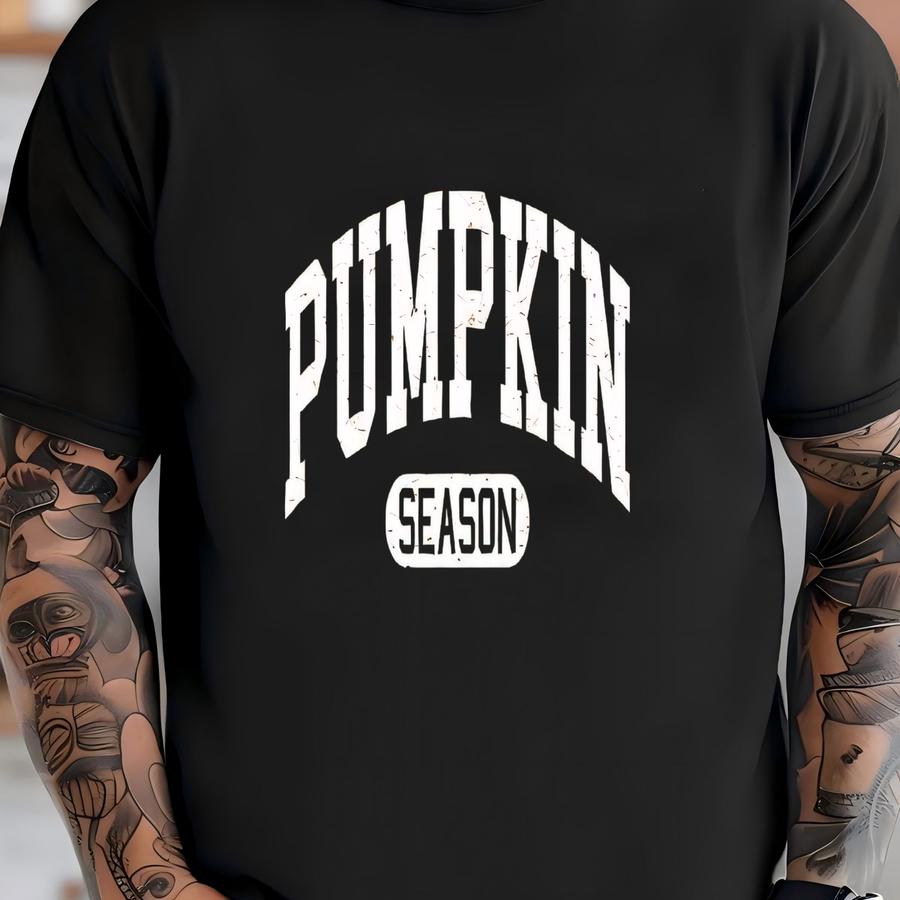 Autumn Pumpkin Season Shirt, Comfy Fall Colors Tshirt, 12491 T-shirt