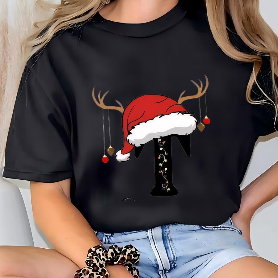 Personalized Family Pj Initial Shirts: Matching Monogram Pajama Tops T-shirt