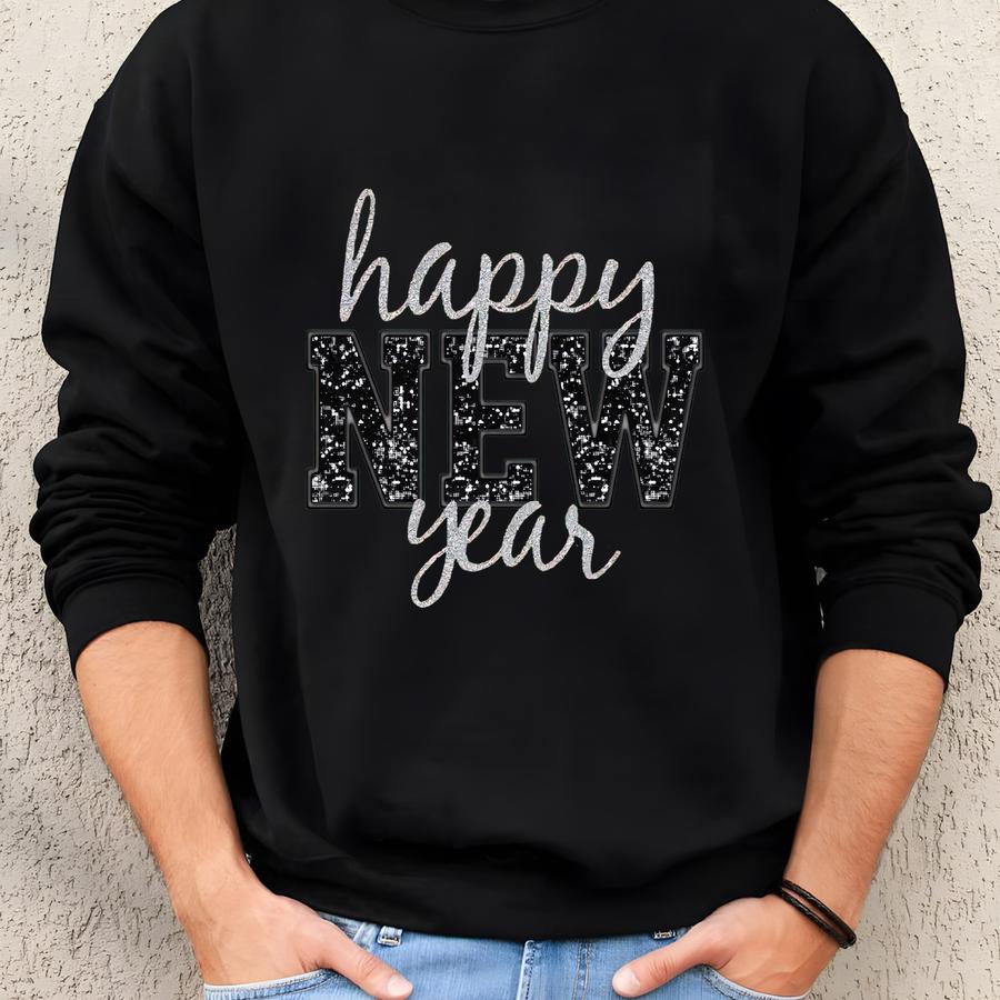Happy New Year Shirt,christmas T-shirt,happy New Year 2026 Gift,family Matching New Years Shirts,xmas Party Tee,cute Christmas Holdiday Gift Sweatshirt