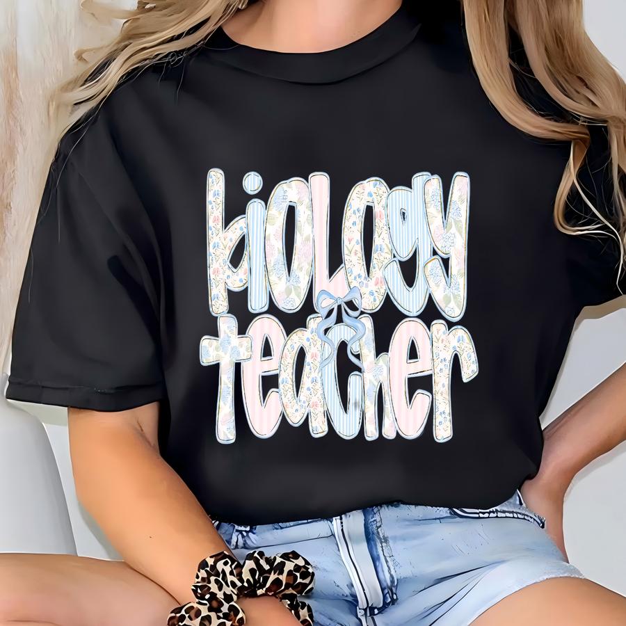 Biology Teacher Sweatshirt, Biology Teacher Gift, Biology Sweater, Science Teacher Crewneck T-shirt