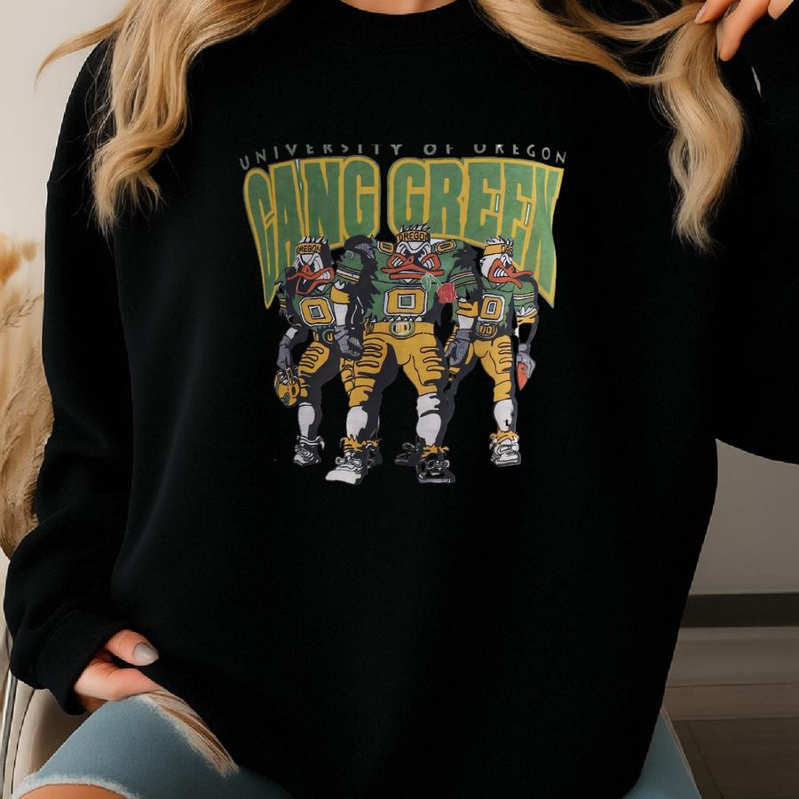 Vintage 00s Ducks T-shirt Ducks Sweatshirt University Of  Ducks Football Hoodie Gift Sweater Jacket Gift Crewneck Sweatshirt