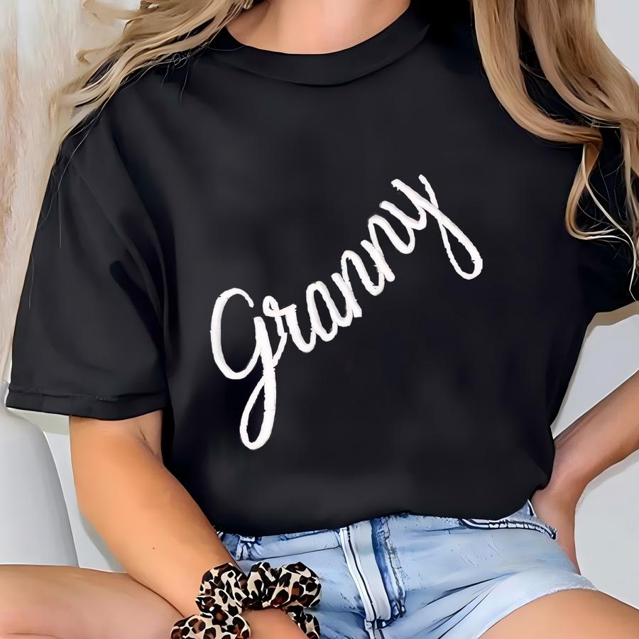 Custom Granny Sweatshirt: Personalized Grandma Crewneck, Birthday Gift T-shirt