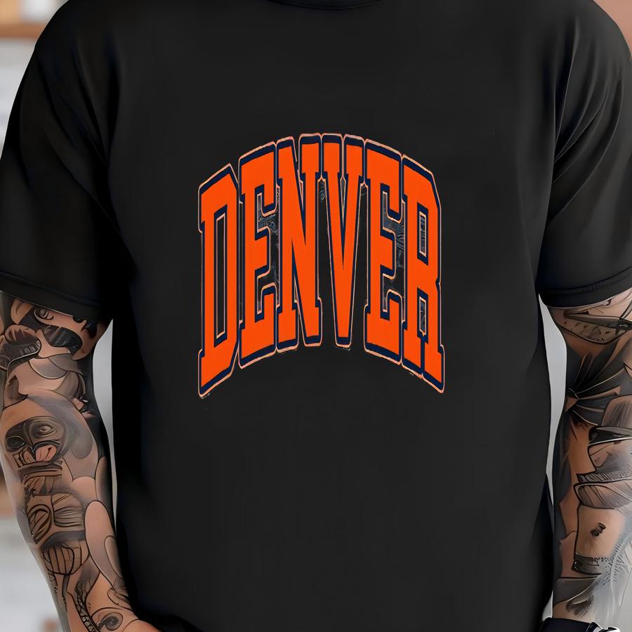 ® Shirt, Denver Shirt, Denver Fan Gift, Denver Vacation Tee, Denver Trip Shirt, College Student, Denver Travel Gift, Football T-shirt