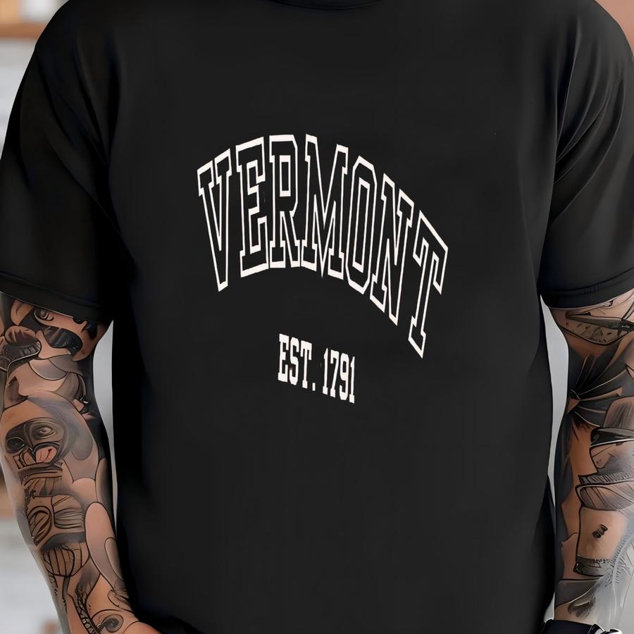 ®, Vermont Hoodie, Vermont Est 1791, Vermont State, Vermont Pride, Vintage Vermont, Vermont Gift, Vermont Souvenir Shirt T-shirt