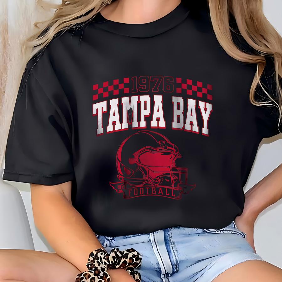 Tampa Bay Football Sweatshirt, Tampa Bay Football Fan Sweatshirt, Vintage Tampa Bay Football Game Day Sweatshirt, Football Season Shirt T-shirt