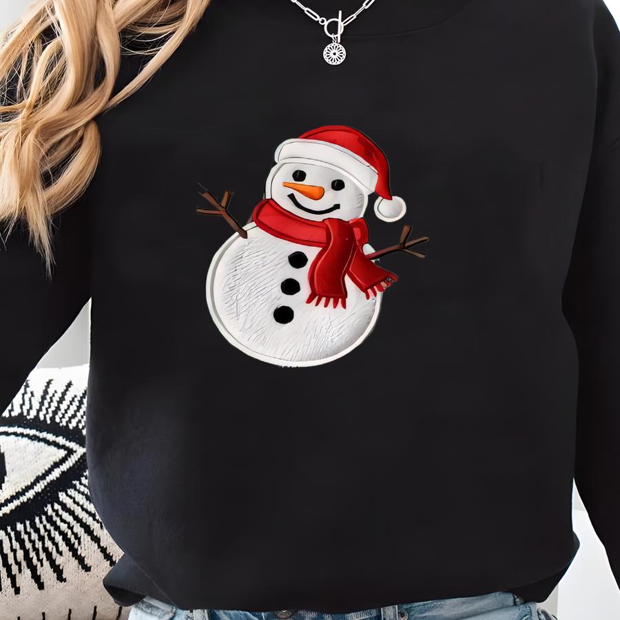Snowman Christmas Sweatshirt, Holiday Crewneck For Women, Winter Family Gifts, Xmas Season Hoodie Sweatshirt Snowman Christmas Sweatshirt, Holiday Crewneck For Women, Winter Family Gifts, Xmas Season Hoodie Sweatshirt