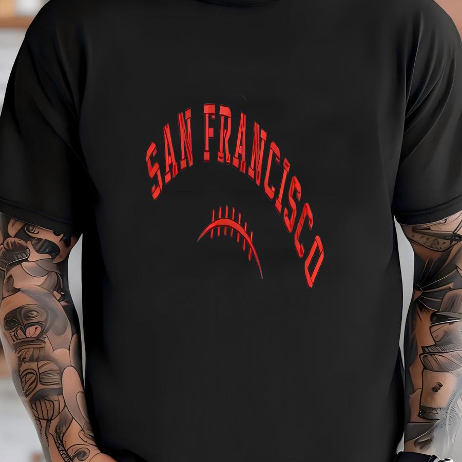 San Francisco Football Quarter-zip Sweatshirt: Cozy Game Day Pullover T-shirt