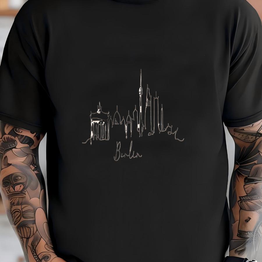 Berlin Skyline Sweatshirt, Berlin Travel Gift, Berlin Souvenir, Germany Travel Gift, Germany Souvenir, Germany Crewneck, Berlin Lover Top T-shirt