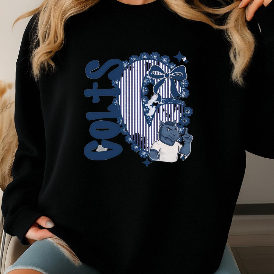 Colts Themed Sweatshirt Sweatshirt