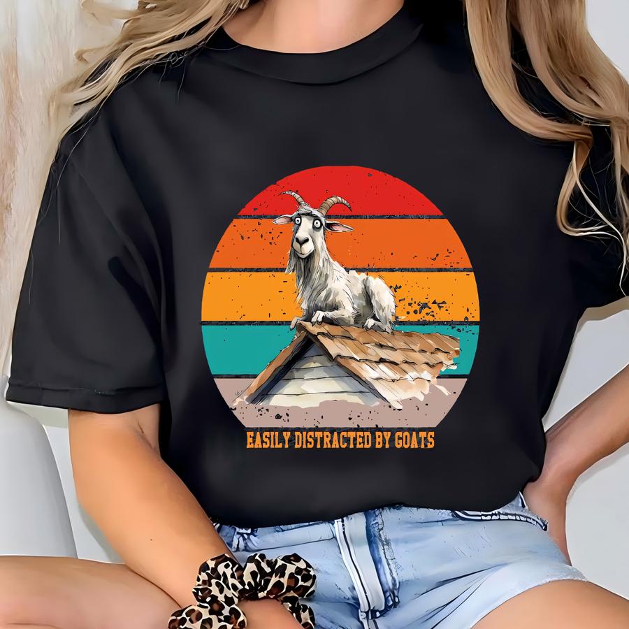 Funny Goat Shirt: Farm Animal Tee, Goat Lover Gift T-shirt