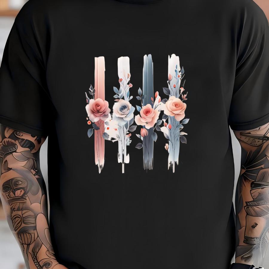 Rose June Birth Flower Shirt: Watercolor Tee T-shirt