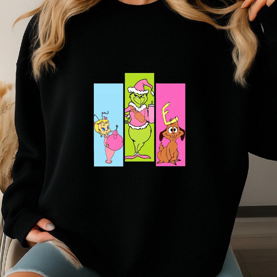 Merry Mas T-shirt, Christmas Hoodie, Cindy Lou Who Hoodie, Trend Y Vibes Shirt, Christmas Cartoon Youth Shirt Sweatshirt
