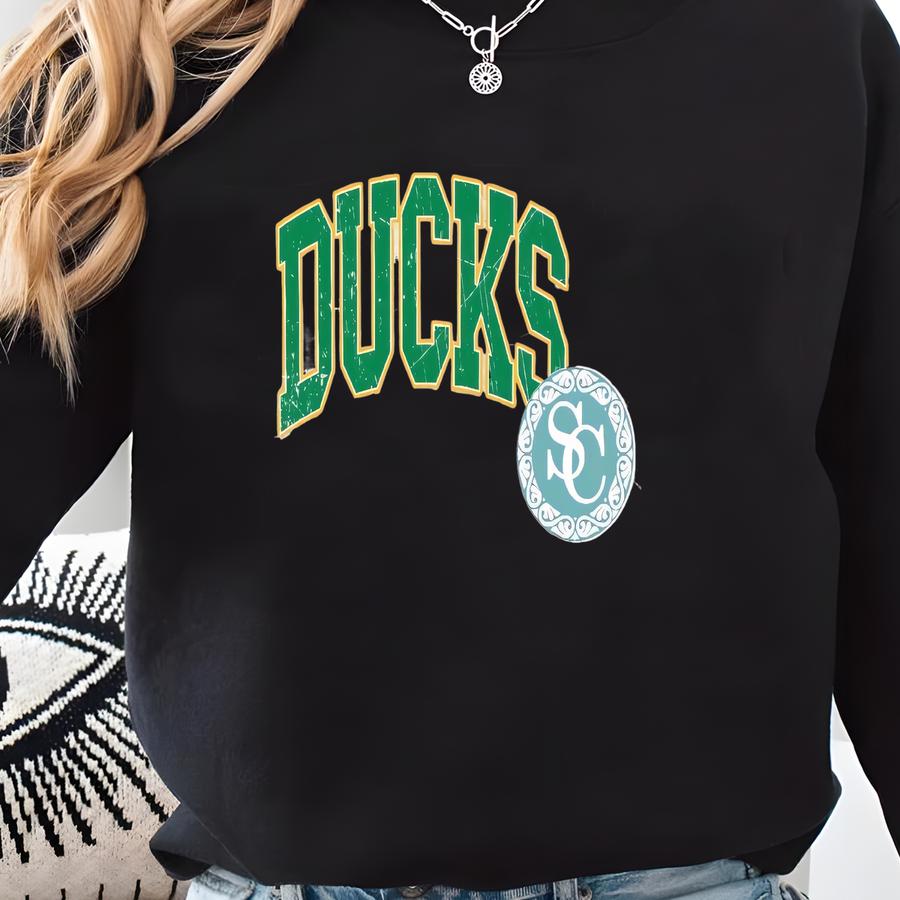 Ducks T-shirt, Sweatshirt, Adult, Youth, Toddler Ducks, Game Day, Ducks Arched Shirt, School Spirit Shirt, Mascot, Ducks Shirt Sweatshirt