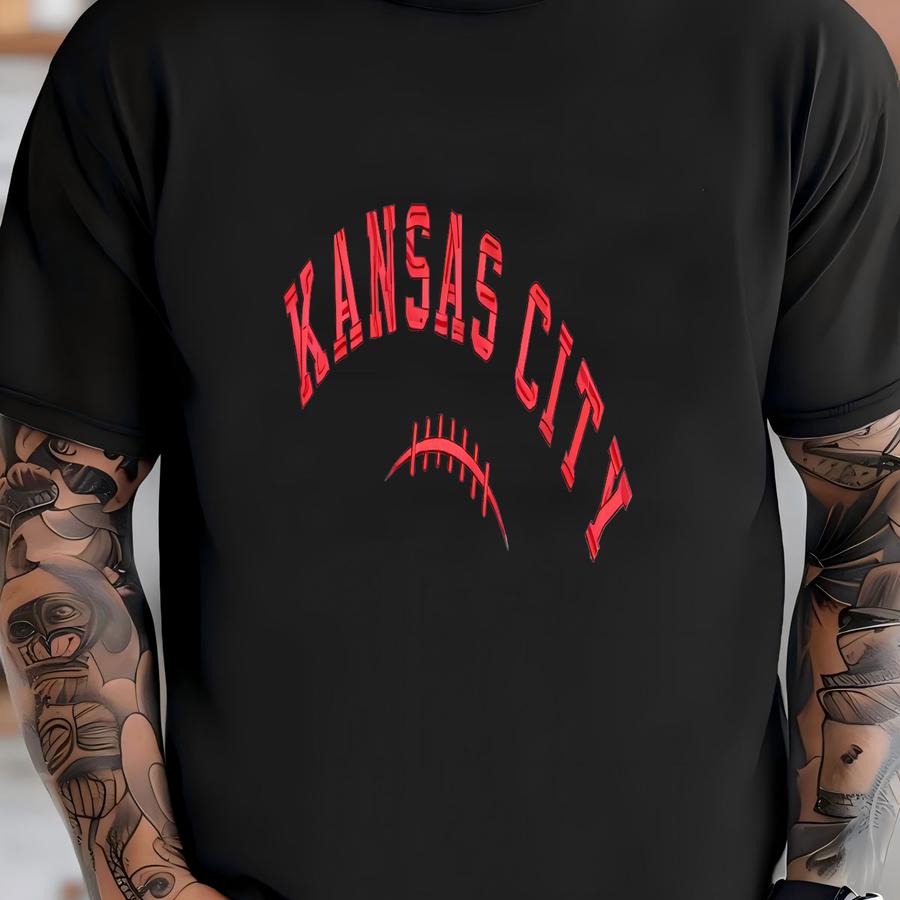 Kansas City Football Quarter-zip Sweatshirt: Cozy Game Day Pullover T-shirt