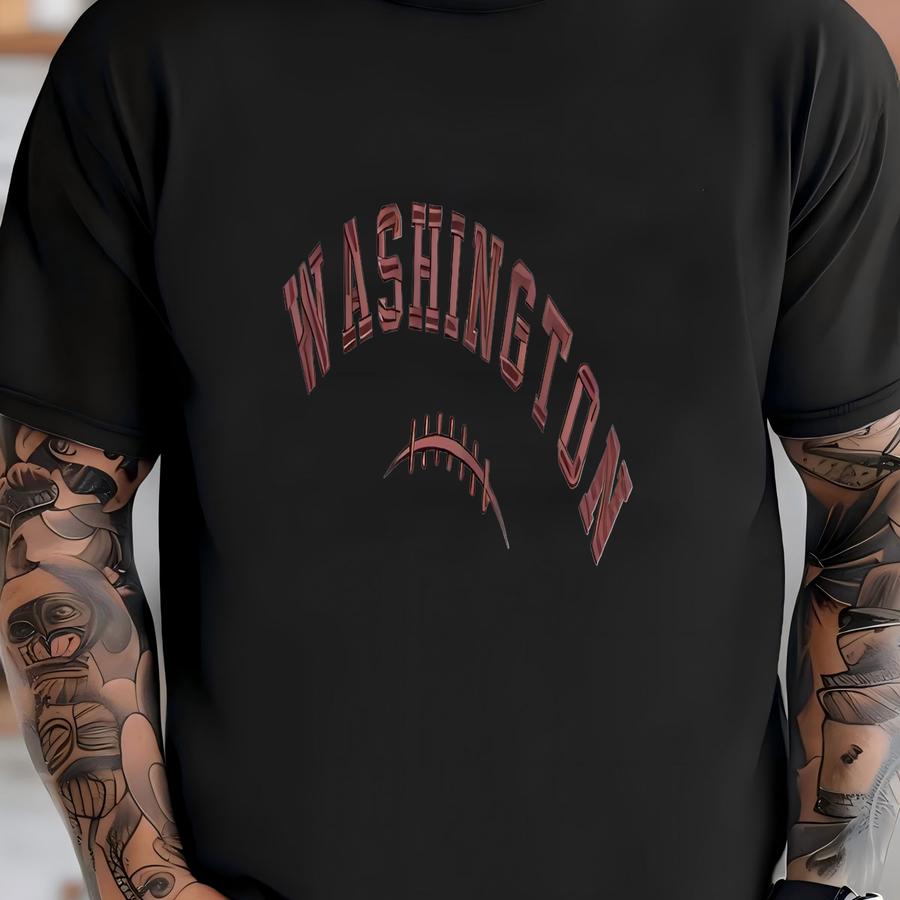 Washington Football Quarter-zip Sweatshirt: Cozy Game Day Pullover T-shirt