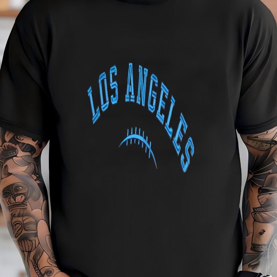 Los Angeles Football Quarter-zip Sweatshirt: Cozy Game Day Pullover, Charger Fan Shirt T-shirt