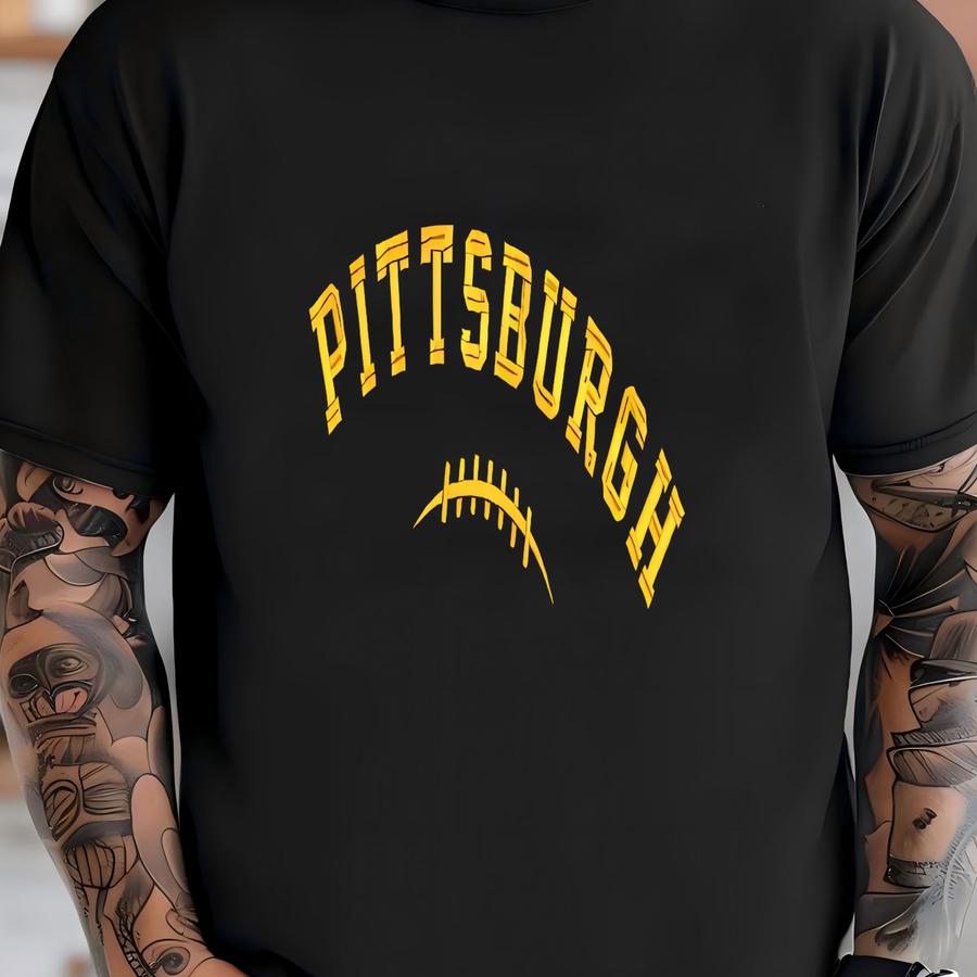 Pittsburgh Football Quarter-zip Sweatshirt: Cozy Game Day Pullover T-shirt