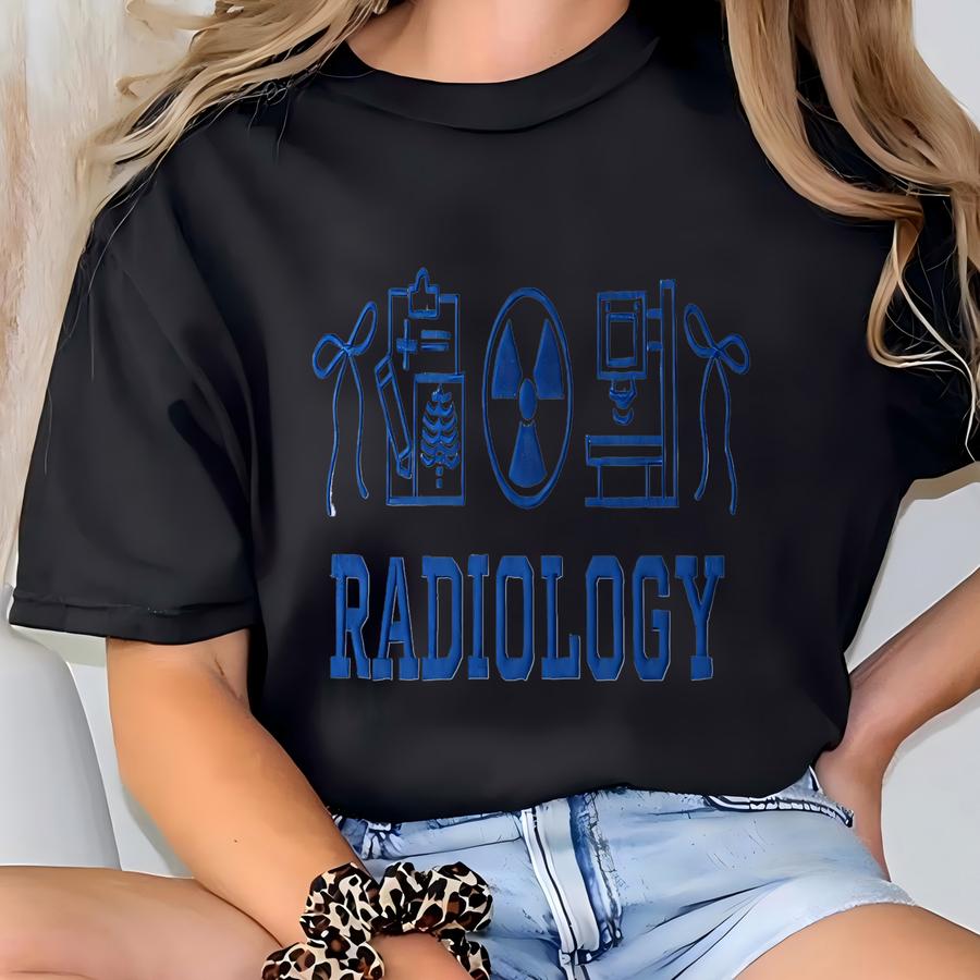 Radiology Tone-on-tone Sweatshirt, Xray Tech Icons Y Shirt T-shirt