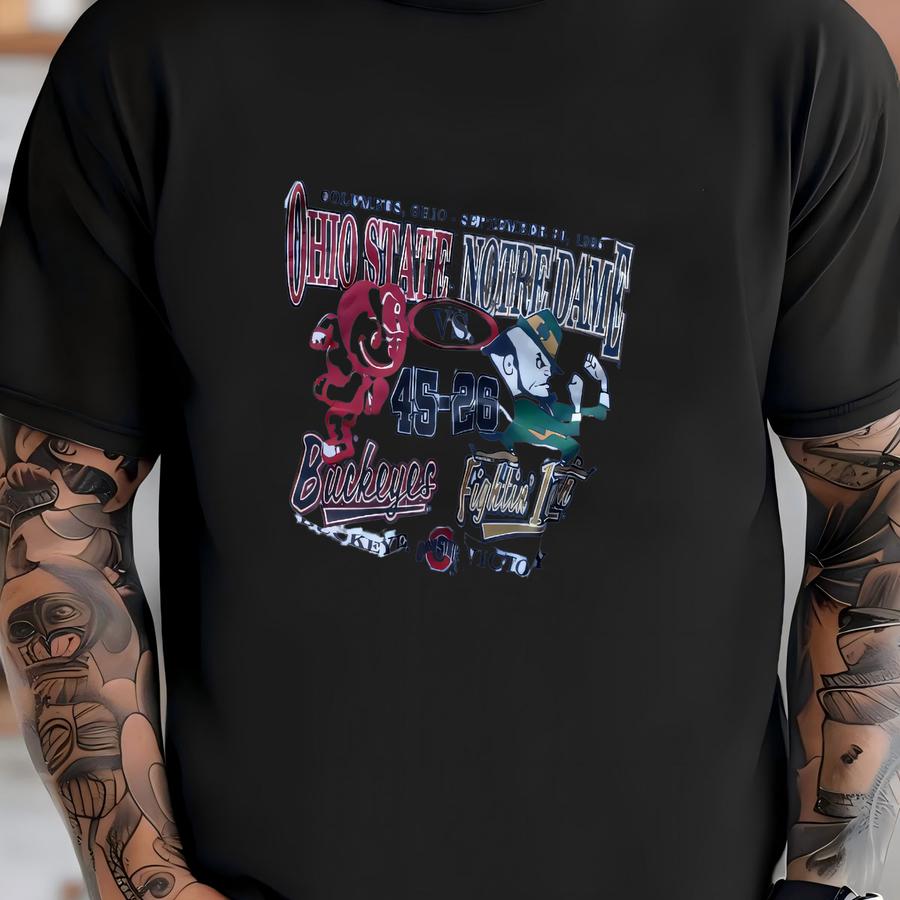 Vintage 90’s Ohio State Buckeyes Irish Crop Tee T Shirt Xl T-shirt