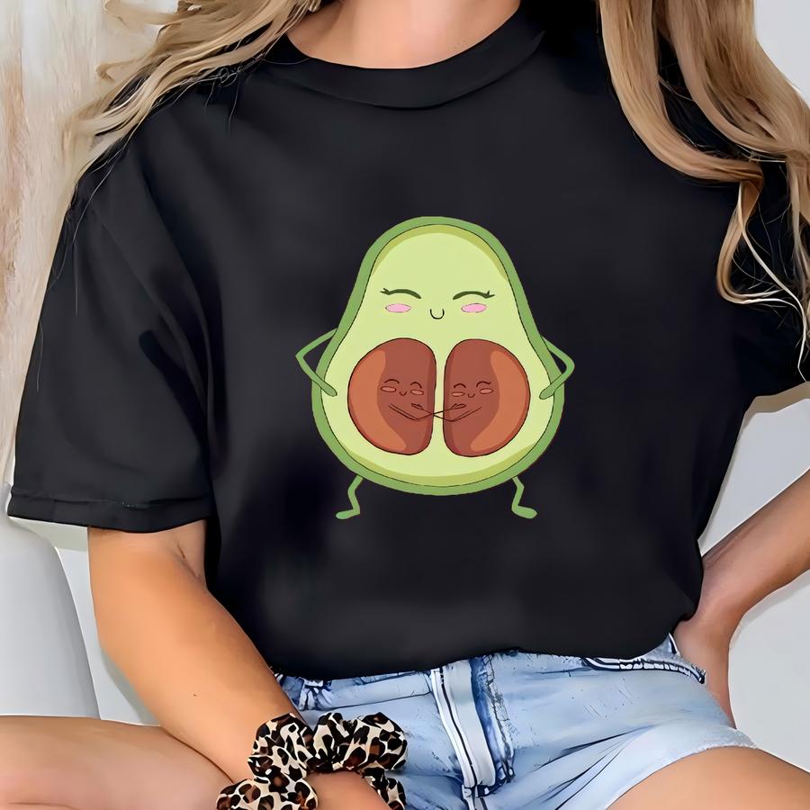 Twin Mamacado Graphic Hoodie, Pregnancy Reveal Tee, Twin Mom Gift, Baby Shower Shirt, Mother's Day Shirt, Twin Mother Shirt, New Mom Gift T-shirt