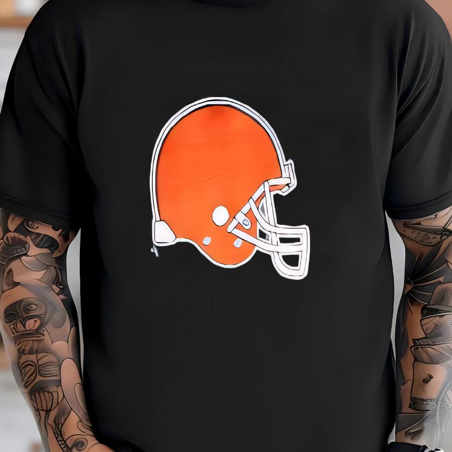 Vintage 90s Cleveland Browns Varsity Leather Bomber Jacket (large) T-shirt