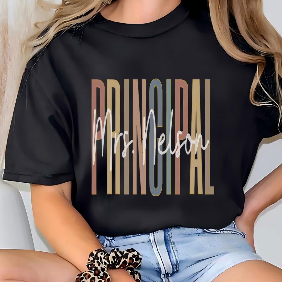 Custom Principal Hoodie, Principal Life Shirt, Gift For Principal, Principal Appreciation Gift, Custom School Principal Tee T-shirt