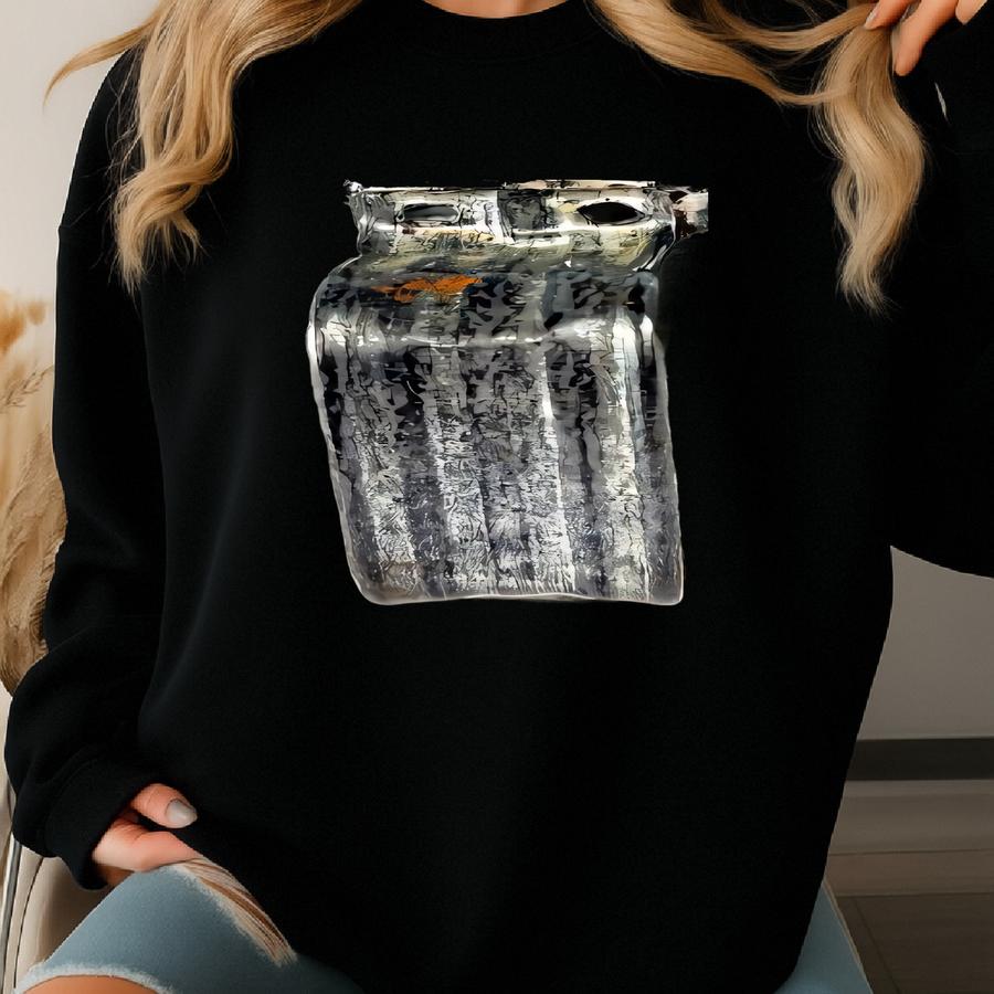 Vintage Bromwell's Flour Sifter Measuring 3 Cups Wood Handle Hand Crank Rustic Sweatshirt