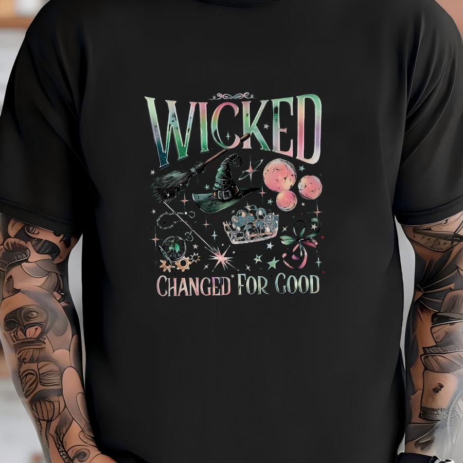 Wicked Changed For Good Sweatshirt,wicked Defy Gravity Sweatshirt,wicked Gift,wizard Of Oz Shirt Broomstick,wizard Sweatshirt T-shirt