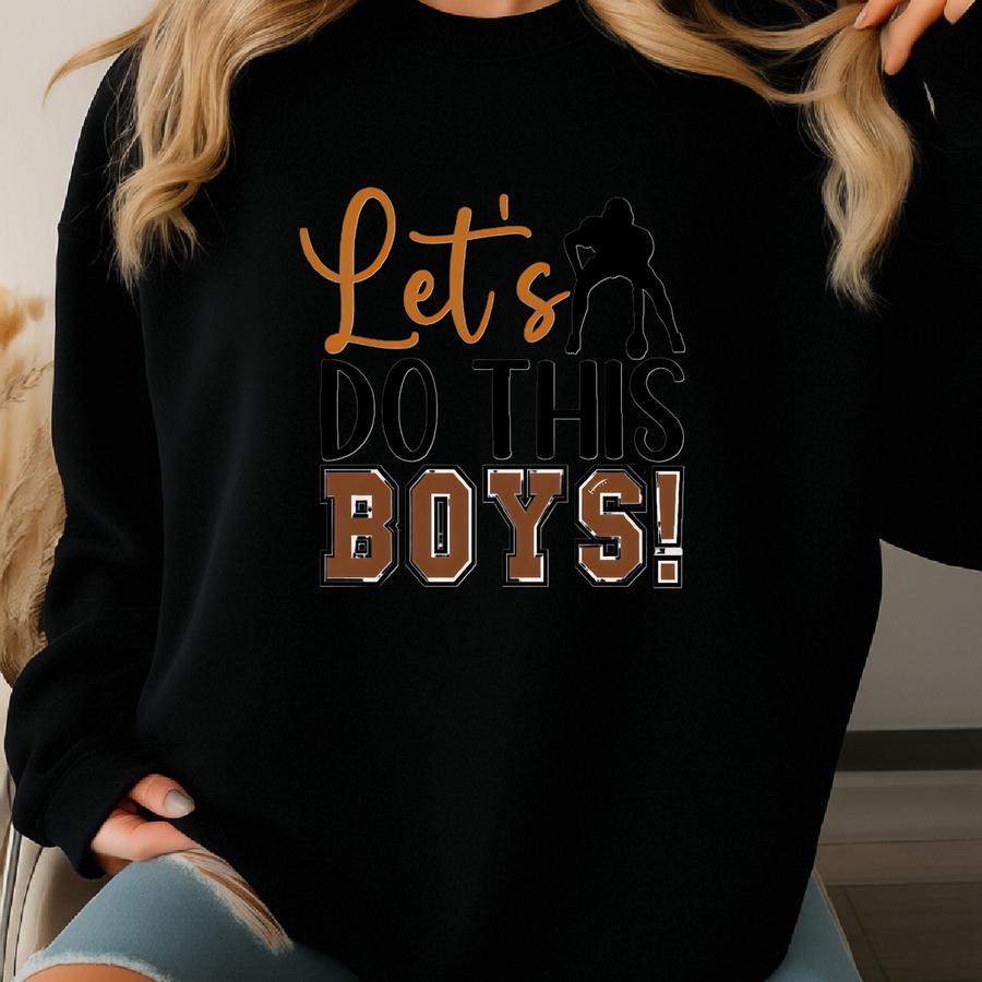 Let's Do This Boys American Football Shirt, Football T-shirt, Game Day Football Shirt, American Football Shirt, Football Lover Gift Sweatshirt