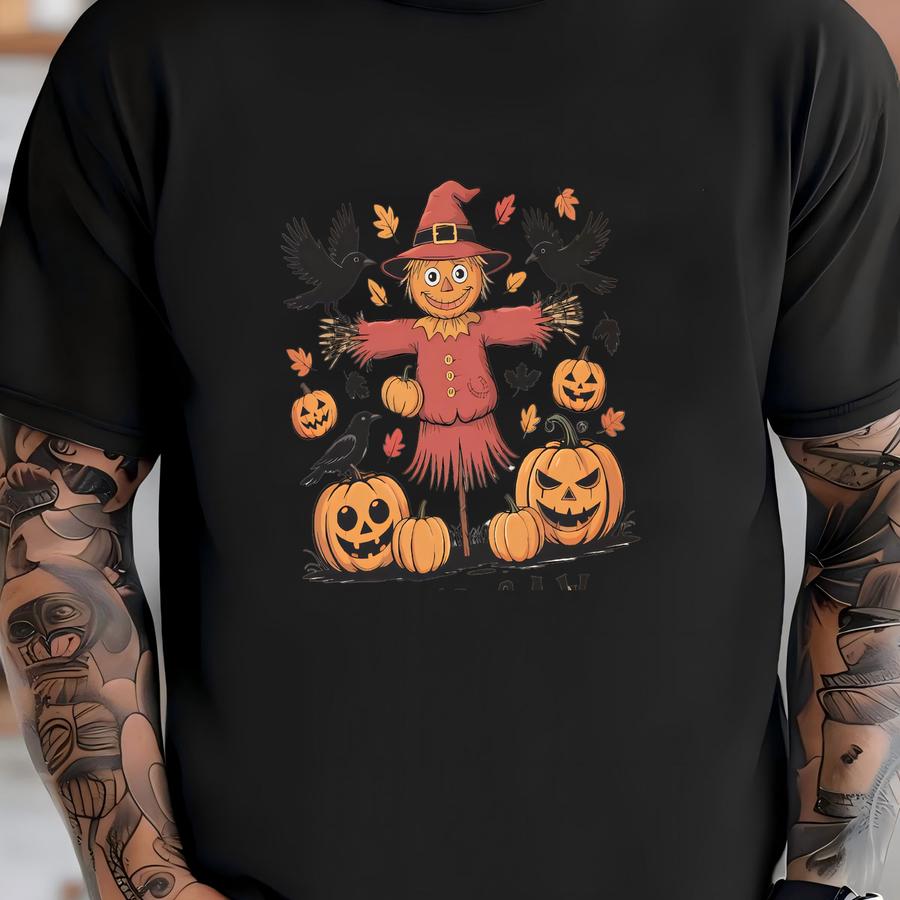 Spooky Ghost Halloween Gildan Sweat Shirt, Cute Costume Pumpkin Tee, Spooky Season Hoodie, Unisex Ghost Aesthetic Fall Shirt T-shirt