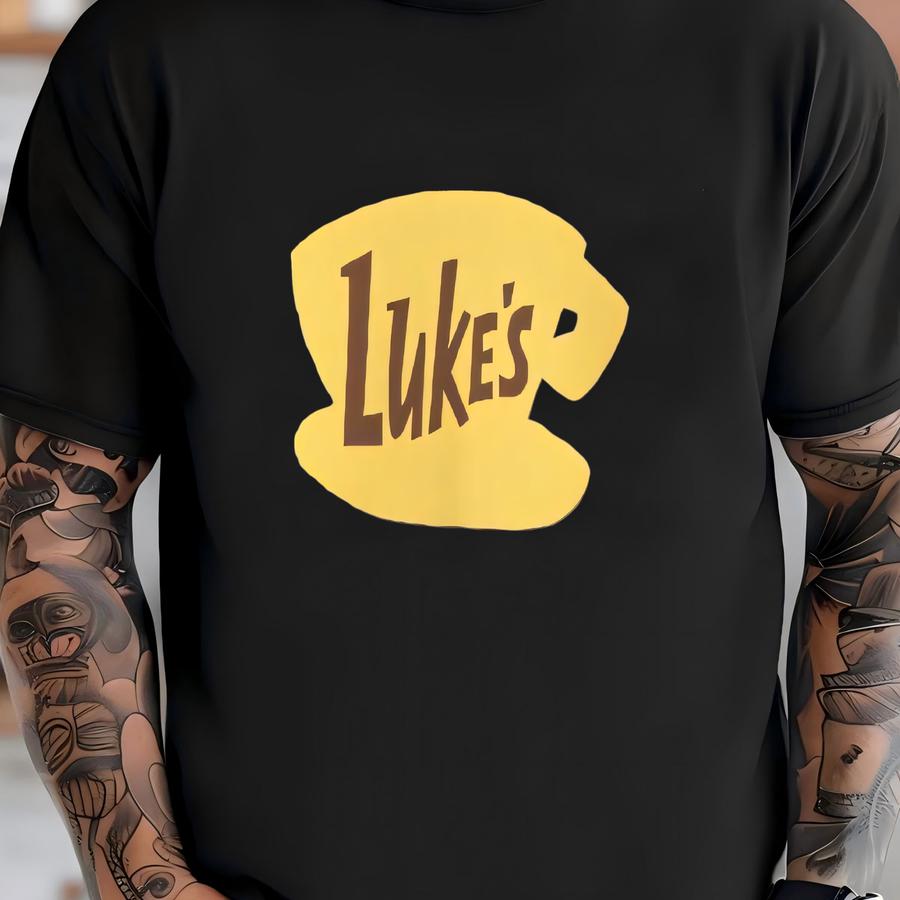 Cozy Cafe Crewneck Sweatshirt, Luke's Cafe Sweatshirt, Casual Style, Gift For Coffee Lovers, Fall Fashion, Unisex Apparel T-shirt