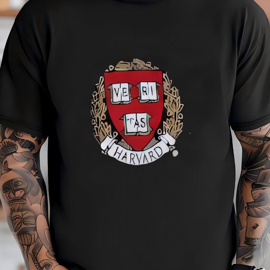 Vintage Y2k Harvard Varsity Jacket: Maroon Synthetic Leather, Size Large T-shirt