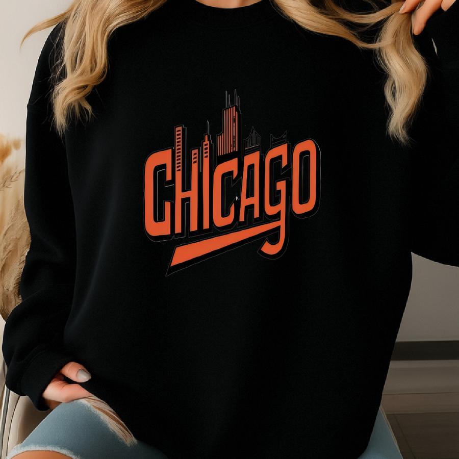 Chicago Tee, Chicago Map, Girls Trip Matching Chicago, Chicago Travel Gift, Chicago State Sweatshirt