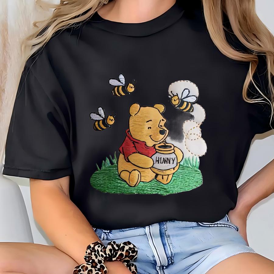 Youth Sweatshirt, Pooh Bear Kids Shirt, Pooh Sweatshirt, Winnie Pooh Sweater, Kids Shirt, Land Tee T-shirt