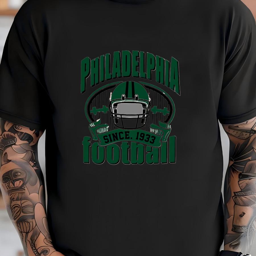 2 Side Philadelphia Football Sweatshirt, Vintage Style Gift, Football Tee, Philadelphia Fans Shirt,philadelphia Football Shirt,philadelphia T-shirt