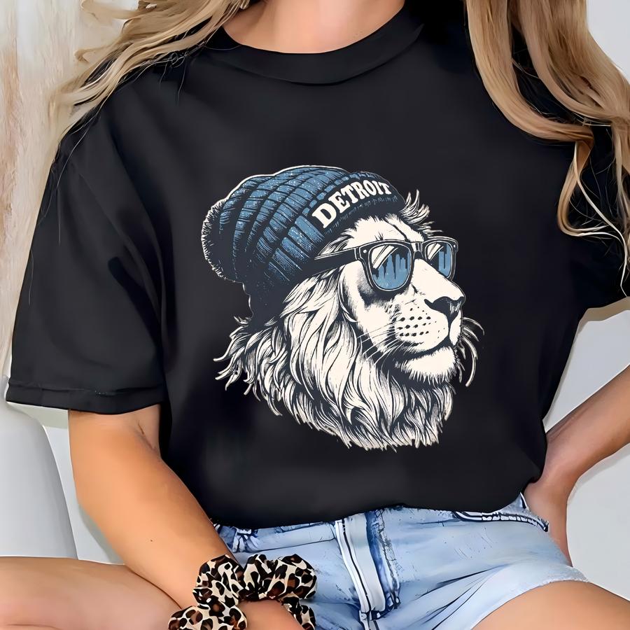 Detroit Mascot Football Sweathirt, Cool Lions Football Sweatshirt, Game Day For Women Sweater, Sweatshirt, Lion Mascot Shirt T-shirt