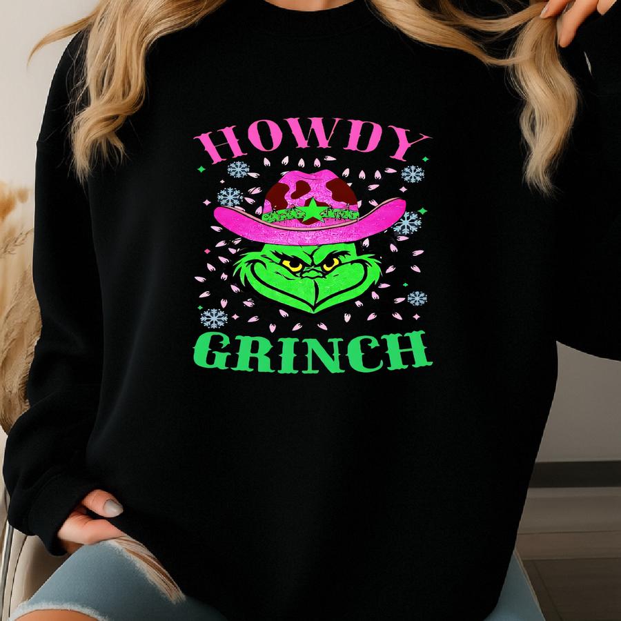 Howdy Es T-shirt, Cute Shirt, Merry Christmas Crewneck, Funny Xmas Sweatshirt, Christmas Movie Hoodie, Cowboy Shirt Sweatshirt