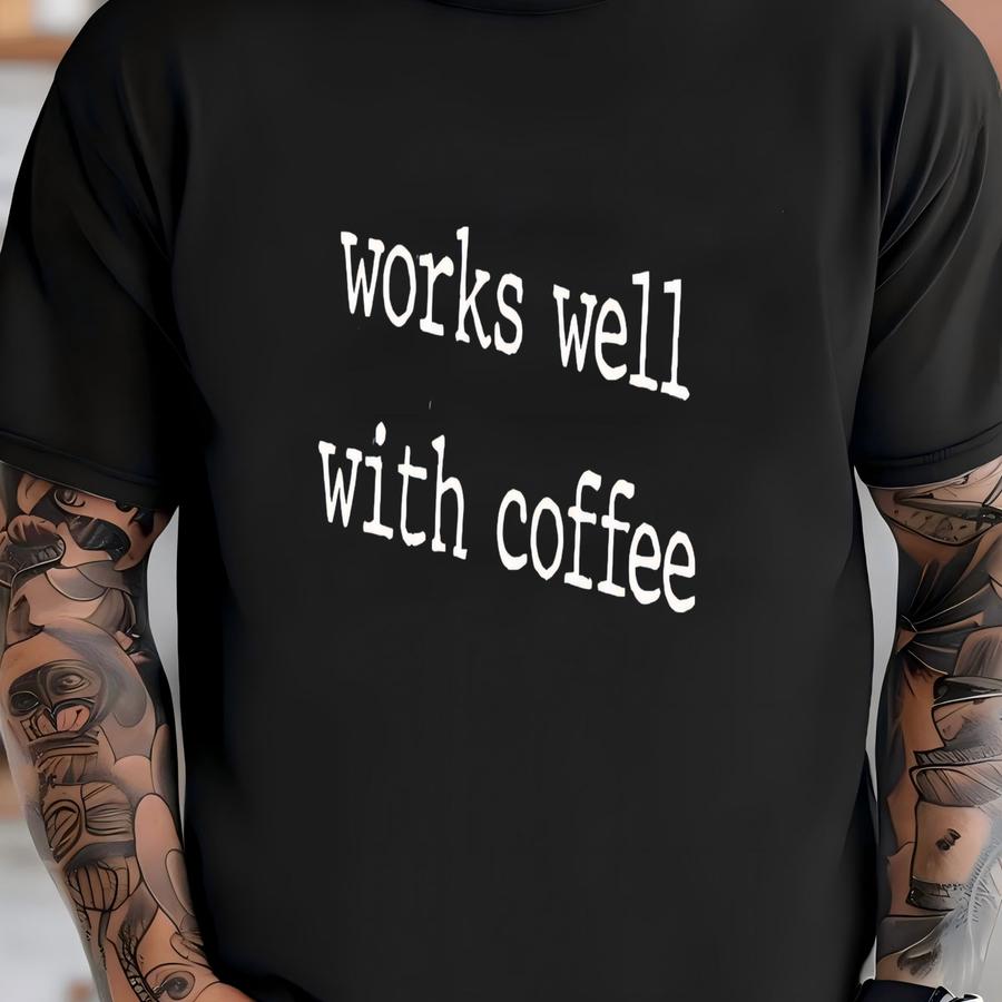 Coffee Shirt: Garment-dyed Ring-spun Cotton Tee T-shirt